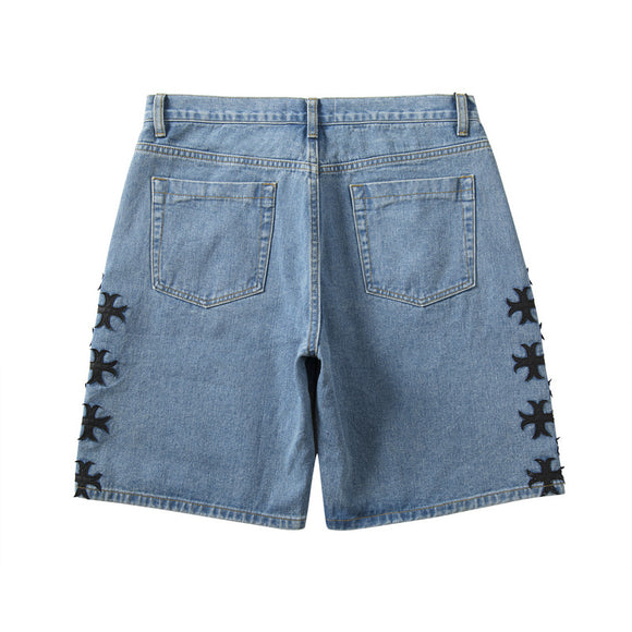 Shorts de Mezclilla Estilo Europeo y Americano Premium