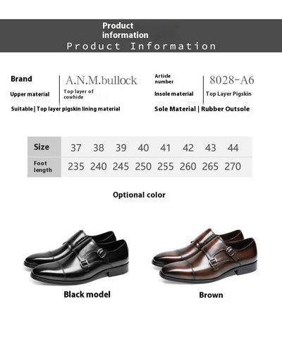 Zapatos de Cuero Premium para Hombre con Doble Hebilla - Estilo Ejecutivo - Image 8