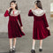 Vestido de Terciopelo Princesa para Niñas