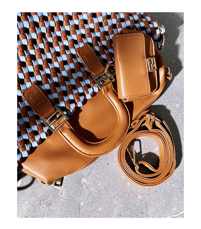 Bolso Tote Tejido a Mano en Cuero - Diseño Bicolor Exclusivo - Image 10