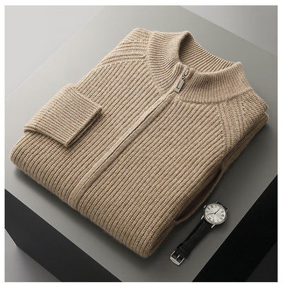 Cardigan Cuello Alto con Cierre Acolchado para Hombre - Image 9