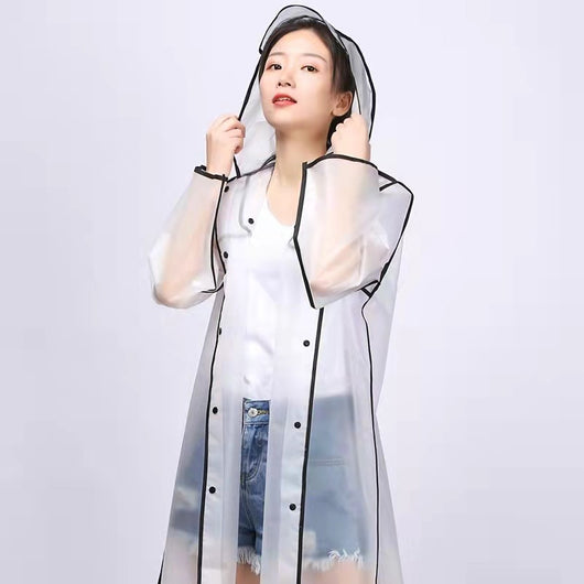 Impermeable Transparente de Una Pieza para Senderismo y Viajes - Image 12