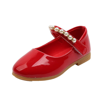 Zapatos de Cuero para Niñas con Hebilla Perla y Suela Suave - Image 12