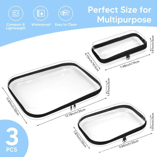 Estuche Transparente Ultracompacto con Cierre para Lápices y Accesorios - Image 6