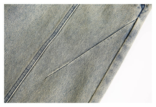 Pantalones Vaqueros Retro Lavados Baggy Straight para Hombre y Mujer - Image 12