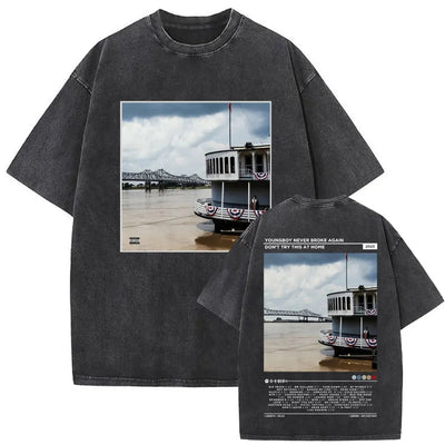 Camiseta Vintage Desteñida Unisex
