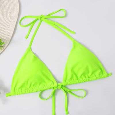 Conjunto de Bikini Estampado de Tres Piezas - Image 10