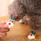 Calcetines Navideños para Perros con Diseño de Papá Noel y Reno