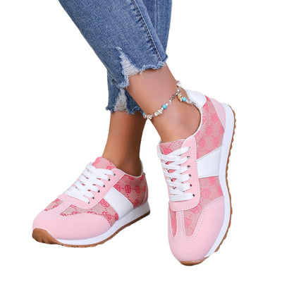 Zapatos Casuales Oversize para Mujer con Encaje Floral y Cordones - Image 5
