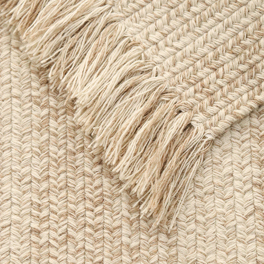 Alfombra de Lana Natural Blanco Leche - Diseño Moderno Minimalista para Sala y Dormitorio - Image 4