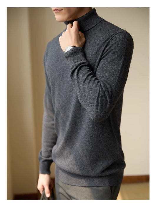 Suéter Cuello Alto Térmico para Hombre - Abrigo Casual Perfecto - Image 13