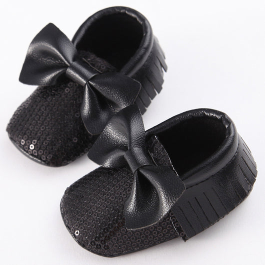 Zapatos para Bebé Niña Primavera Otoño con Suela Antideslizante y Moño Elegante - Image 12