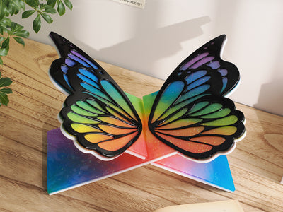 Molde de Silicona Estantería Mariposa en Resina - Bandeja Decorativa para Libros y Escrituras - Image 9