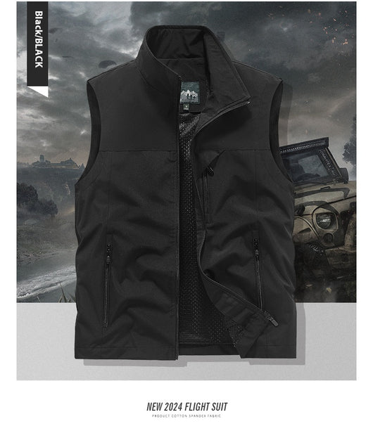 Chaleco de Fotografía y Pesca con Múltiples Bolsillos para Hombre - Image 27