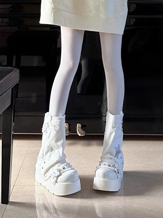 Botas de Lona Gruesa con Suela Reforzada para Mujer - Image 9