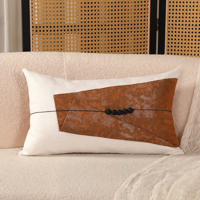 Funda de Almohada Premium Algodón y Lino Estilo Chino Contemporáneo - Image 7