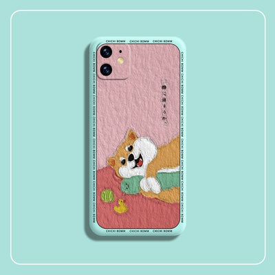 Funda de Silicona Líquida Shiba Inu a Prueba de Golpes - Image 11