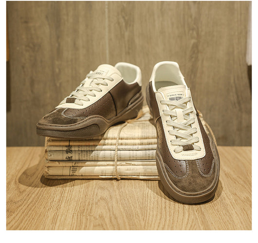 Zapatos Casuales de Cuero Genuino con Plataforma y Detalles en Contraste - Image 8