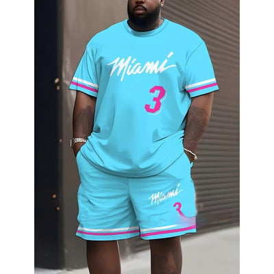 Conjunto Deportivo Hombre con Estampado 3D - Camiseta y Shorts - Image 14