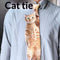 Gravata de Gato Malhado Laranja