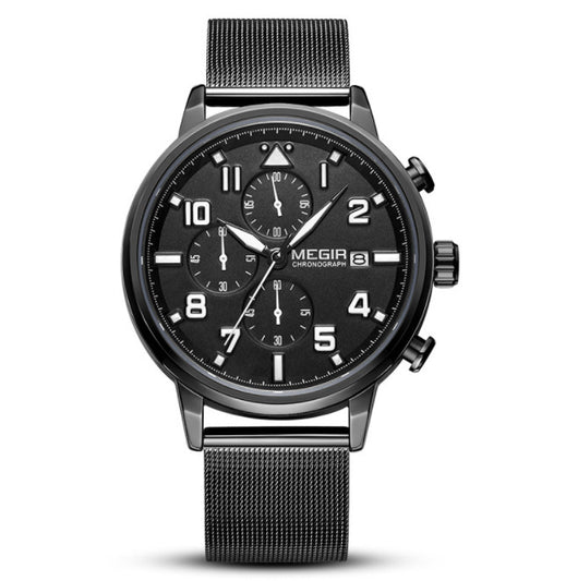 Reloj Cronógrafo Multifuncional de Acero Inoxidable Resistente al Agua - Image 3