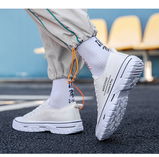 Zapatillas de Lona Ligeras Transpirables Estilo Coreano - Tenis Casuales Hombre Moda Urbana - Image 2
