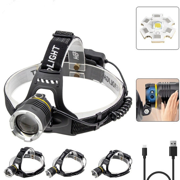 Linterna Frontal LED de Inducción Ultra Potente
