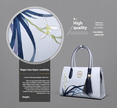 Bolso Elegante Estilo Nacional para Reuniones Familiares y Festival de Otoño - Image 5