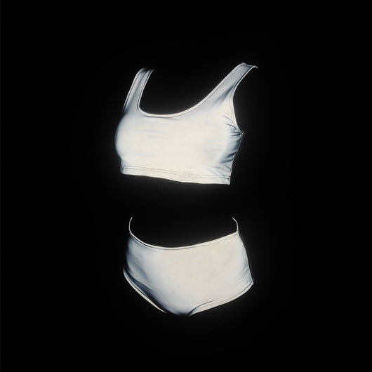 Bikini Estampado Hongos con Detalles Reflectantes Brillantes para Mujer - Image 19
