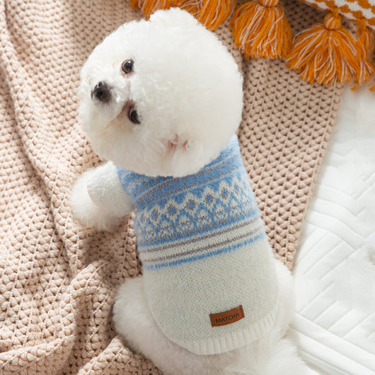 Suéter Diamante para Perros Pequeños - Abrigo Cálido para Otoño e Invierno - Image 28