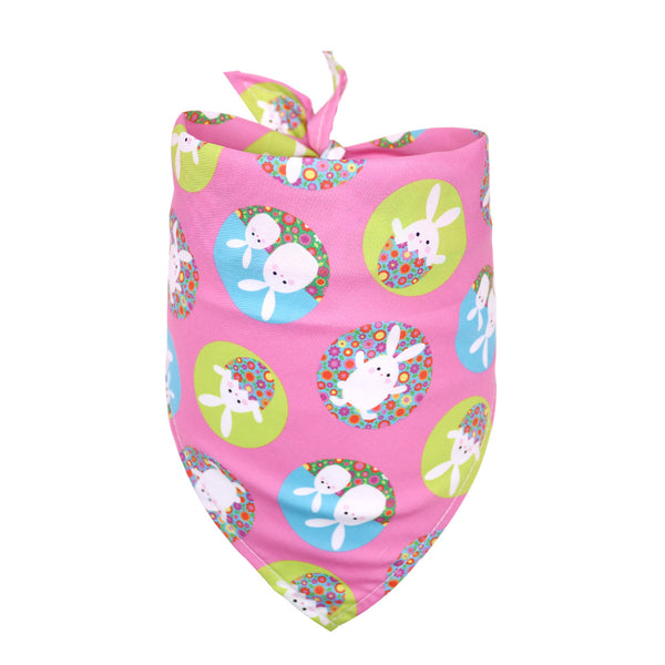 Pañoleta Triangular Festiva para Mascotas - Diseño Pascua - Image 4