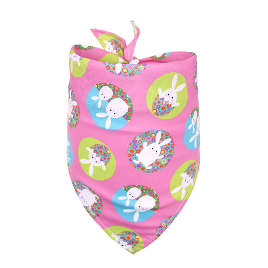 Pañoleta Triangular Festiva para Mascotas - Diseño Pascua - Image 4