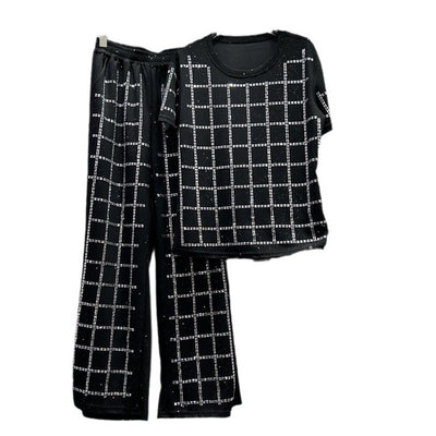Conjunto de Dos Piezas: Pantalón Ancho Recto y Blusa Premium para Mujer - Image 6