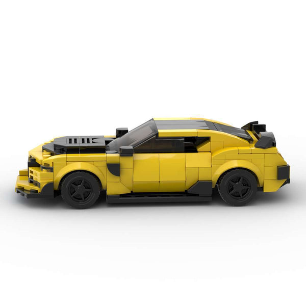 Bloques de Construcción Educativos - Auto Deportivo Muscle Car Armable