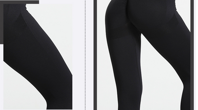 Leggings Yoga Ajustados sin Costuras en Tono Durazno - Image 10