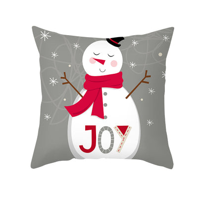 Funda de Almohada Navideña con Diseño de Reno Cartoon para Sofá - Image 12