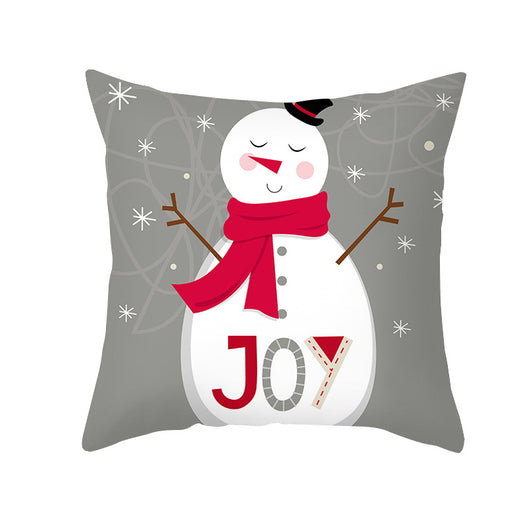 Funda de Almohada Navideña con Diseño de Reno Cartoon para Sofá - Image 12