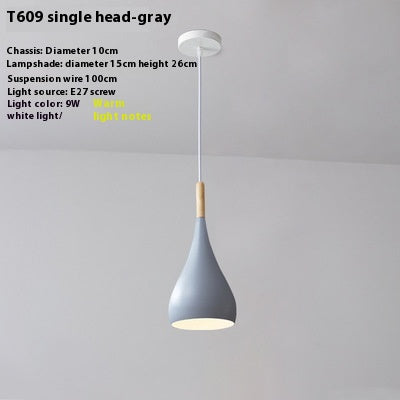 Lámpara de Techo Nórdica de Tres Brazos para Comedor - Diseño Minimalista Moderno - Image 6