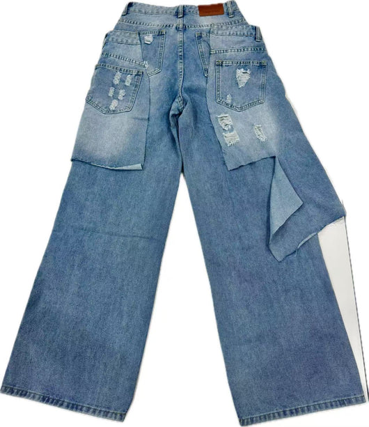 Jeans Rotos Hip Hop Oversized de Moda Urbana - Image 11