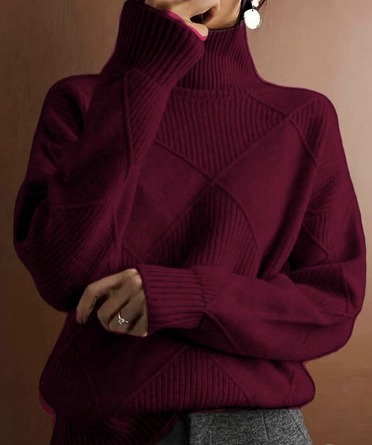 Suéter de Manga Larga para Otoño e Invierno - Prenda Base Versátil - Image 10