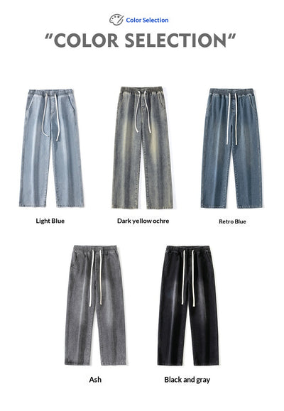 Jeans Hombre Pierna Ancha Minimalista y Cómodo - Image 16
