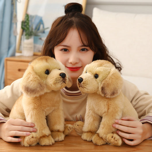 Perro Labrador de Peluche Realista - Juguete de Simulación - Image 2