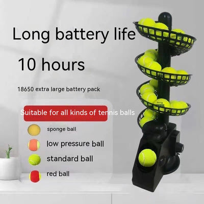 Dispensador Portátil de Pelotas de Tenis para Entrenamiento