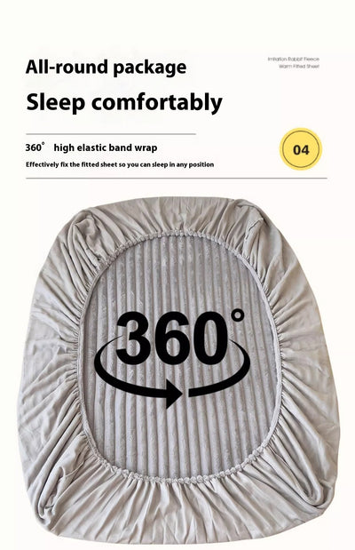 Sábana Ajustable Térmica de Imitación Angora para Cama Matrimonial y Dormitorio - Image 13