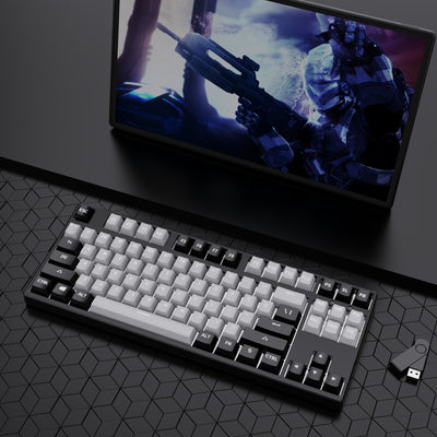 Teclado Mecánico Gaming 87 Teclas Hot Swap Intercambiable Dual Color - Image 10