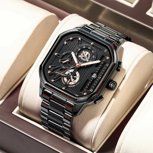 Reloj de Cuarzo Multifuncional Resistente al Agua para Hombre - Image 9