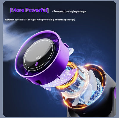 Ventilador de Escritorio con Pantalla Digital y Batería Recargable - Image 18