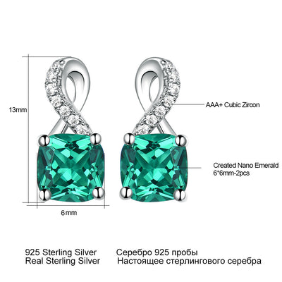 Aretes de Esmeralda con Diamantes - Image 10