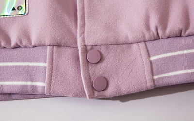 Chaqueta Beisbolera Holgada con Bordado de Letras para Hombre - Image 23