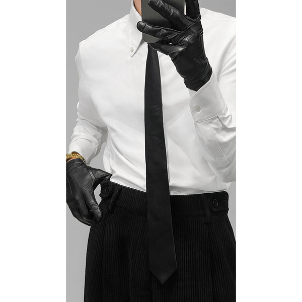 Camisa Italiana de Cuello Puntiagudo Manga Larga para Hombre - Image 4